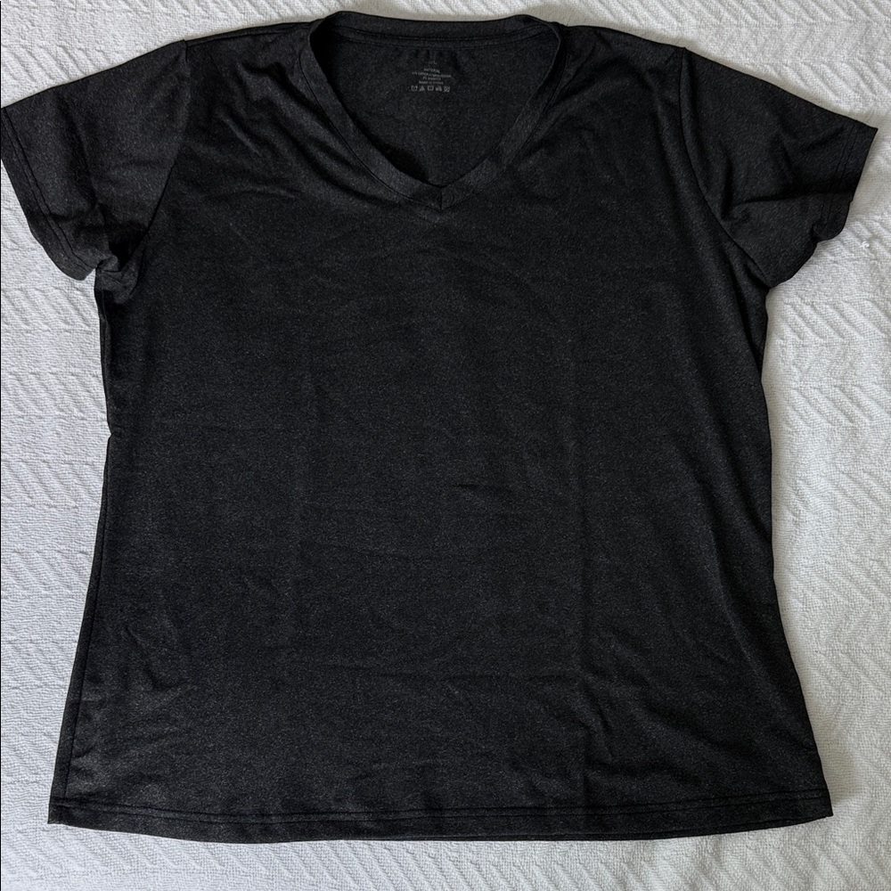 Women’s Black V-Neck Tee